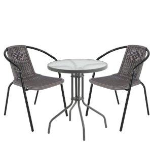 ბაღის ავეჯის ნაკრები - BLOG S ყავისფერი